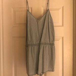 Denim romper